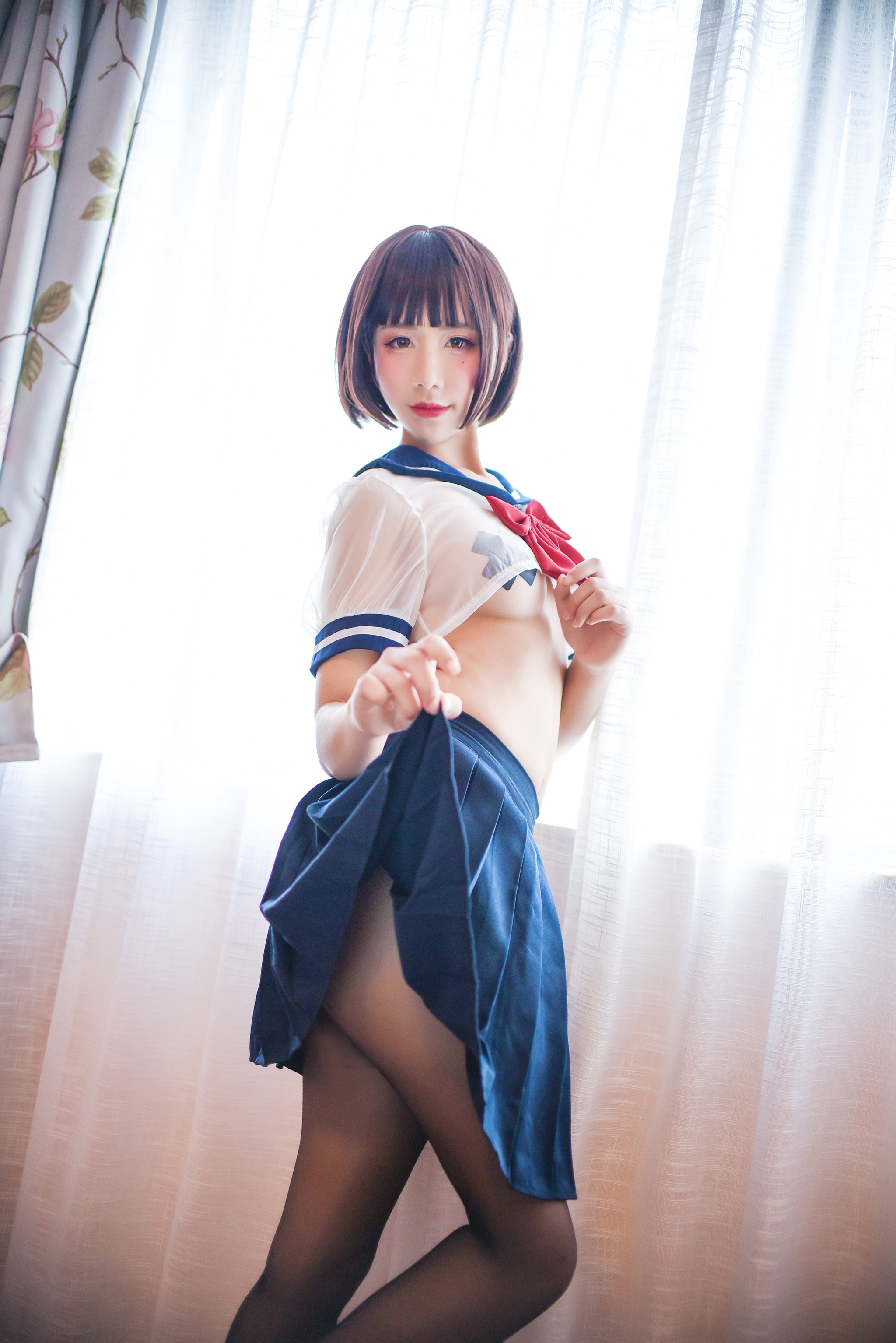 图片[1]-九曲Jean –  NO.037 JK透明制服 [21P]-XikXak